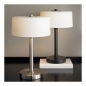 Nickel Tischlampe
