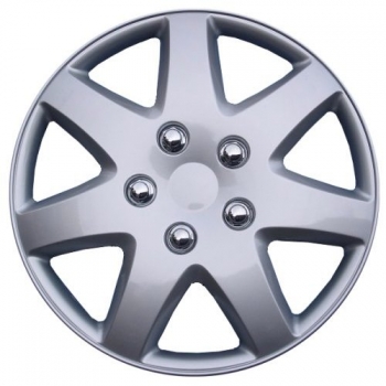 Universal Radkappen Satz 16 Zoll Silber