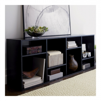 Bücherregal Schwarz/Weiß