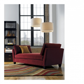Leder Lounge Sofa 