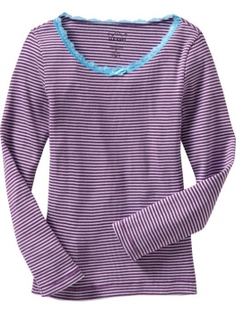 Long-Sleeve mit bunten Streifen