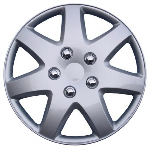 Universal Radkappen Satz 16 Zoll Silber
