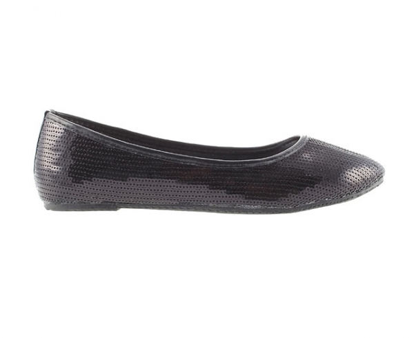 Ballerinas mit Glitzer-Pailletten