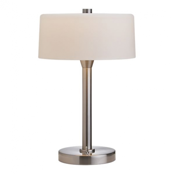 Nickel Tischlampe