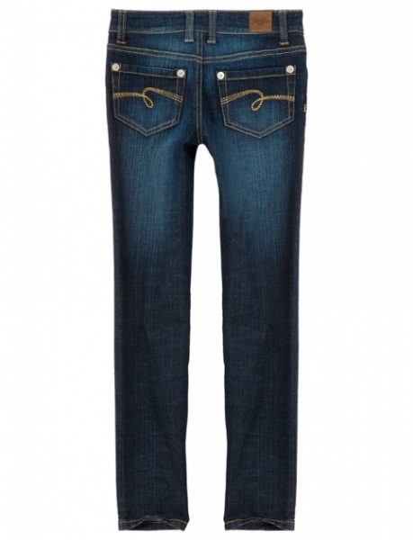 Mädchenjeans Skinny Stone-Washed