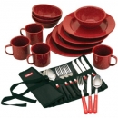 Camping Geschirr 24-teilig